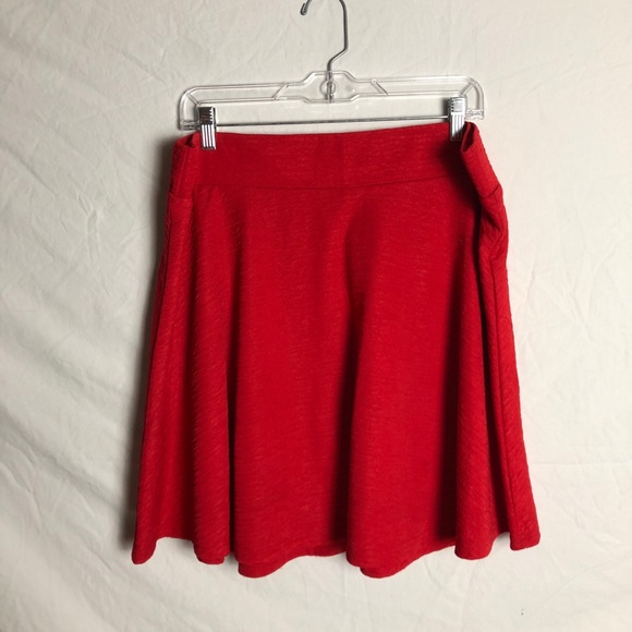 c.o.c Skirts | Bright Red Flowy Mini 